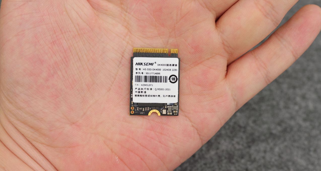 買2230 SSD遇到反向虛標：海康存儲DK4000測試報告+類U盤改造方案