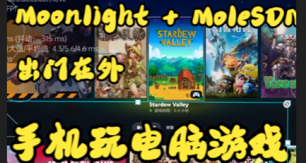 moonlight 平板串流教程  出門在外 玩電腦遊戲
