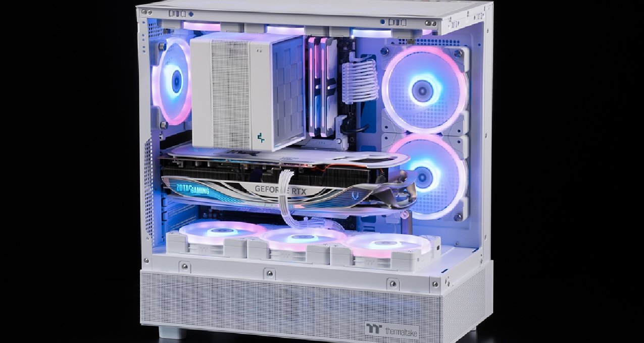 TT 鋼影 透S+ROG Z790吹雪S+索泰4090 AMP 月白 裝機分享！