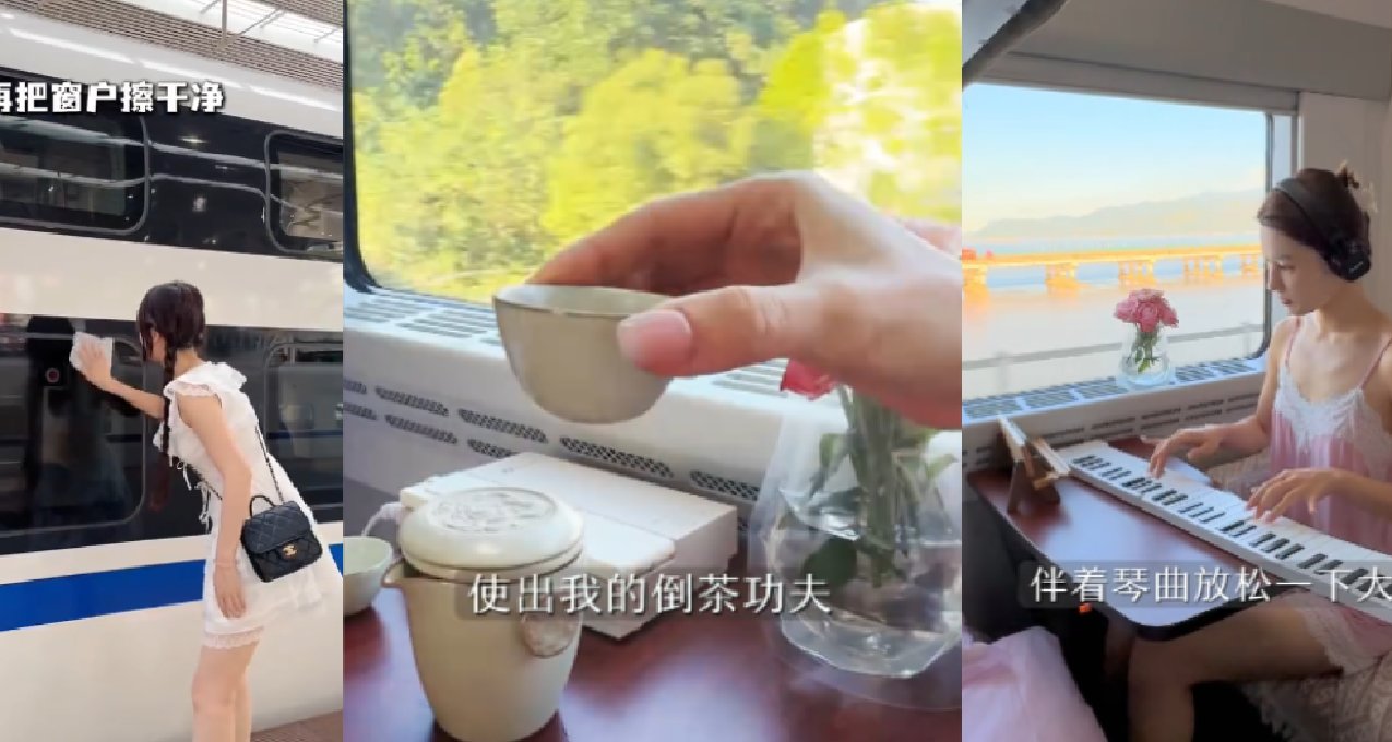 厕所做蛋糕，高铁当保洁，这就是所谓的“精致女孩”生活？