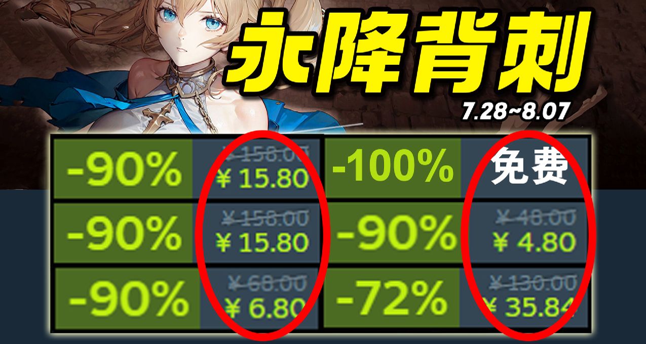 G胖賺夠了？！銷量千萬神作永降背刺和免費白給一起來了！
