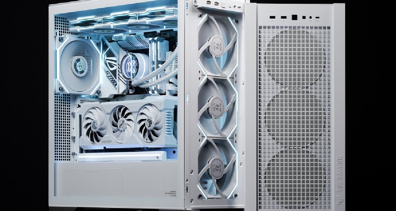 華碩 TUF GT302+Z790吹雪S+TUF 4070Ti Super 打造純白裝備庫主機
