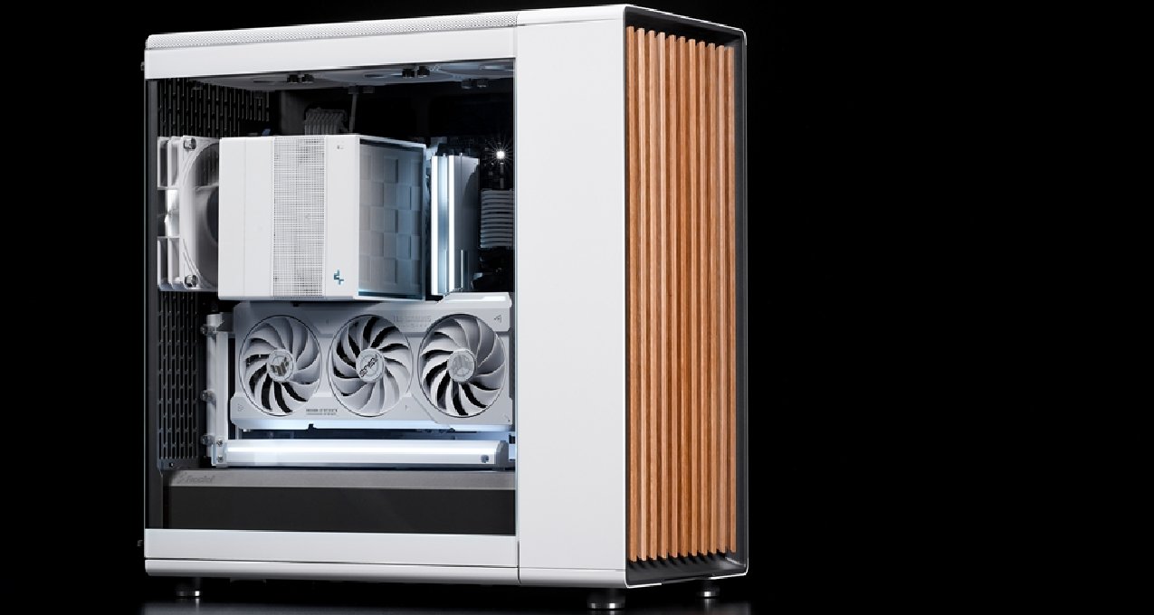 分型工藝 Fractal North XL+Z790吹雪S主板打造白色極致風冷主機