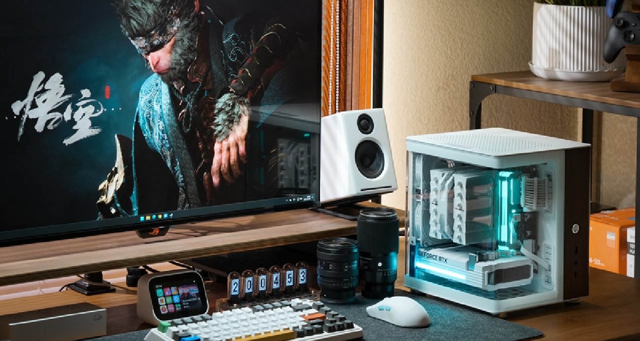 乔思伯TK-0+ROG X670E-I+七彩虹 RTX 4060Ti Mini 小鱼缸装机分享