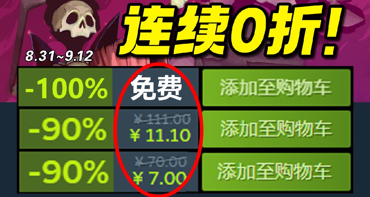 連續背刺！Steam史低遊戲推薦！【Steam史低遊戲】9.02