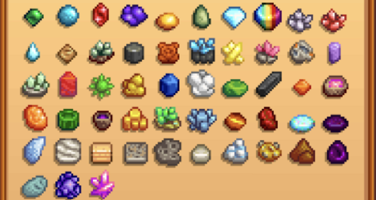 星露谷收集品—矿石
