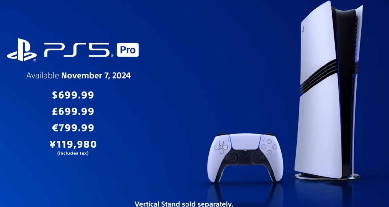 699美元起！PS5 PRO遊戲機正式發佈！性能提升45%，支持超分！