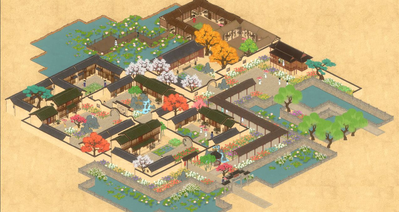 古代城镇经营模拟游戏《吾今有世家》STEAM页面上线，发售日待定！