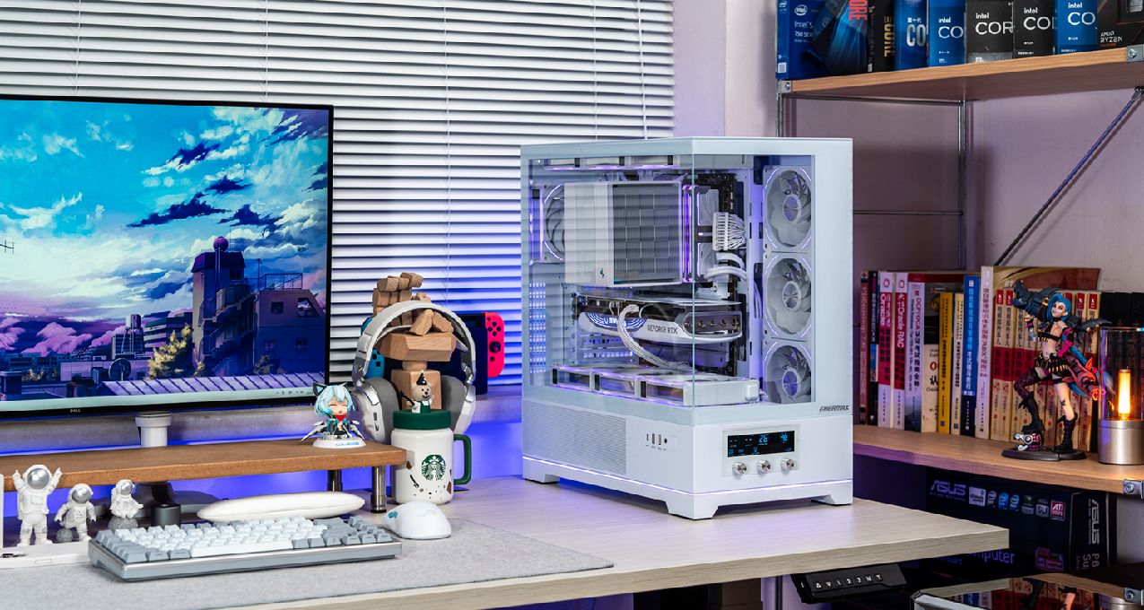 冷豔冰白—華碩Z790吹雪S+索泰4070TiS+安耐美PANO D58裝機分享