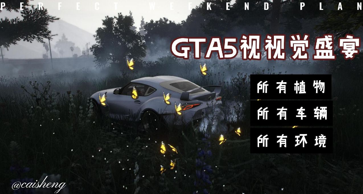 當《數千種粒子效果》植入GTA5！簡直就是《視覺盛宴啊》！！