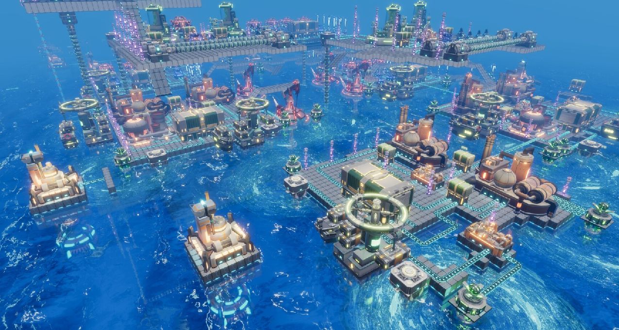 在水底搞建设，自动化模拟《深海工厂》首曝