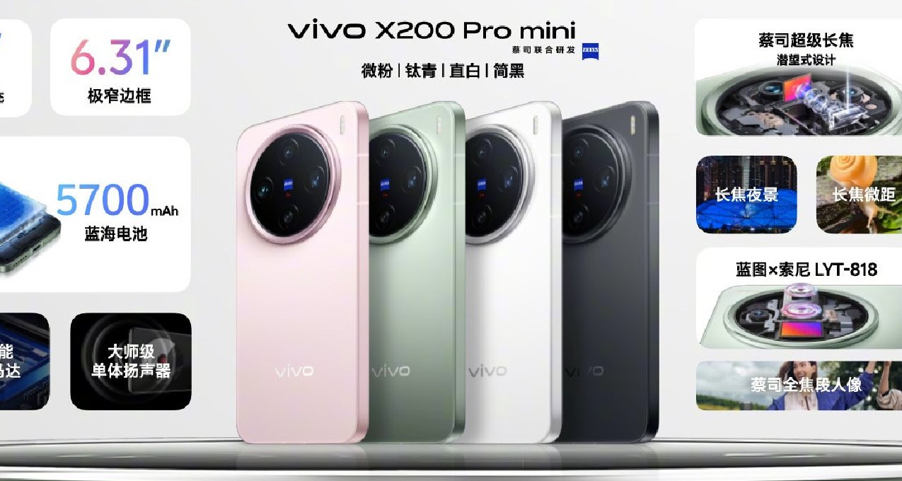 4699起！藍廠 X200 Pro Mini發佈：6.3寸小屏，5700電池