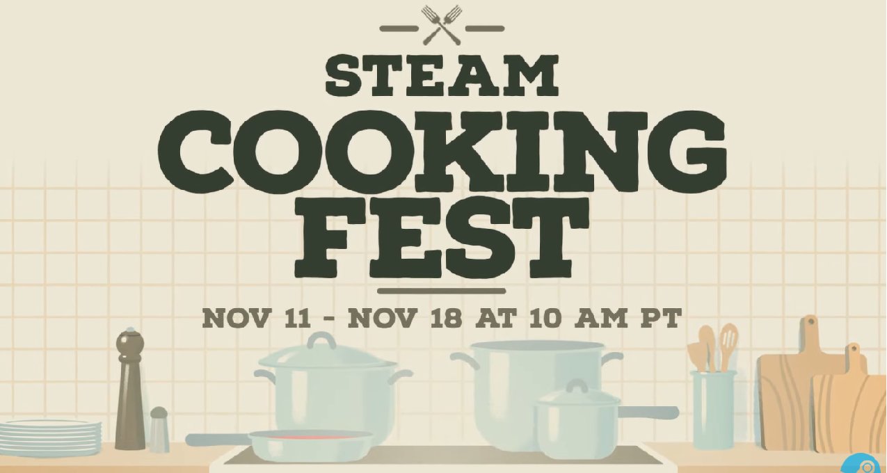 Steam 烹飪遊戲節將於11月12日至11月19日舉行！還有免費貼紙頭像