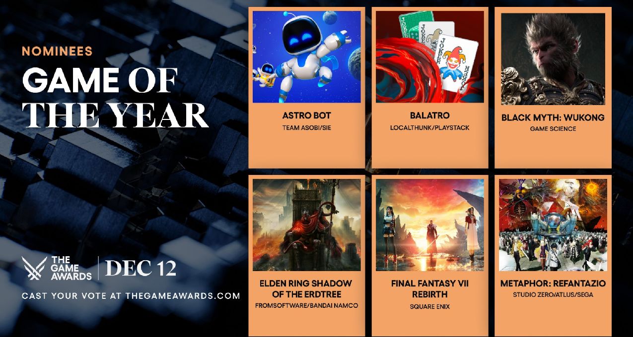 【不玩不评】评价一下TGA提名奖项中通关的游戏