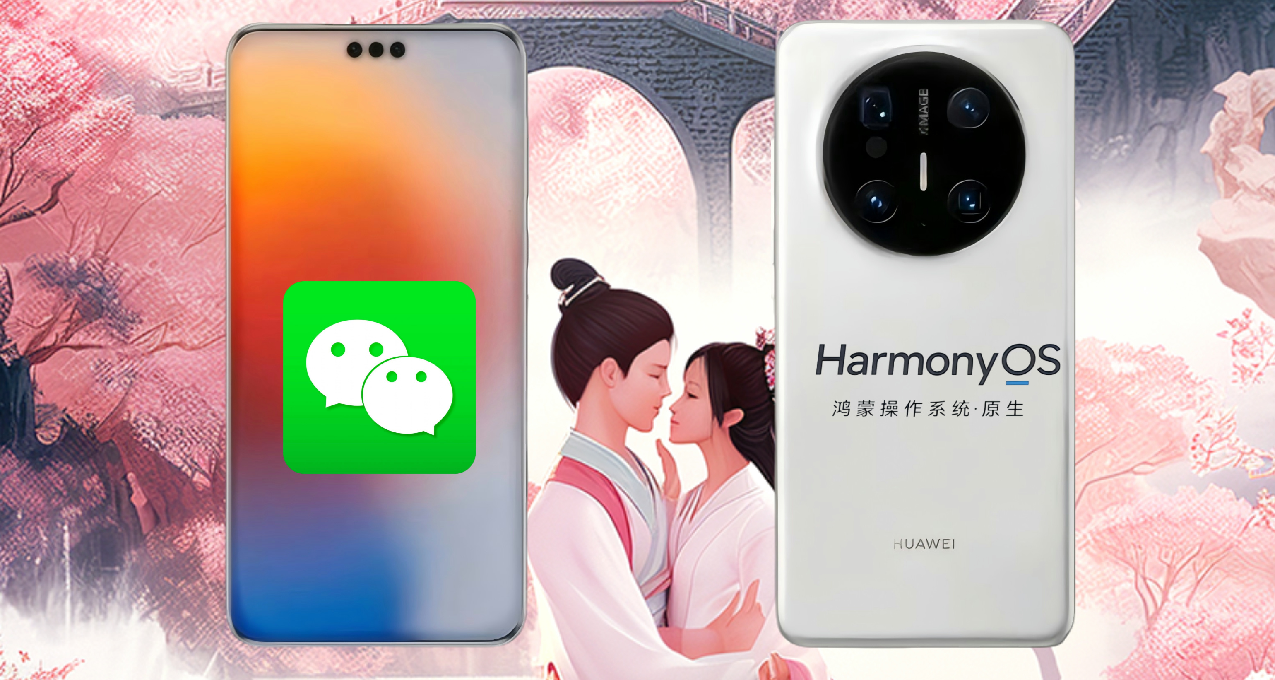 華爲騰訊升溫，微信鴻蒙版開放下載，餘承東開視頻號預熱mate70