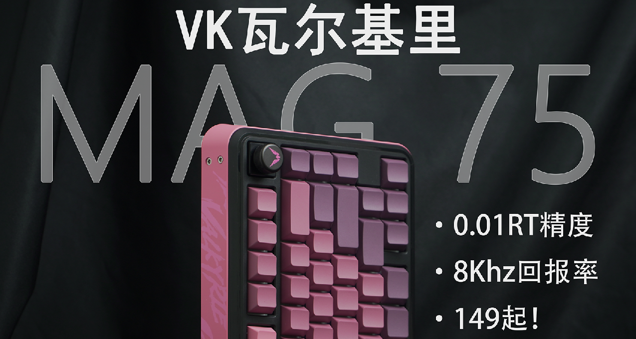 149起！全系標配8K回報率 RT0.01精度--VK瓦爾基里 MAG75