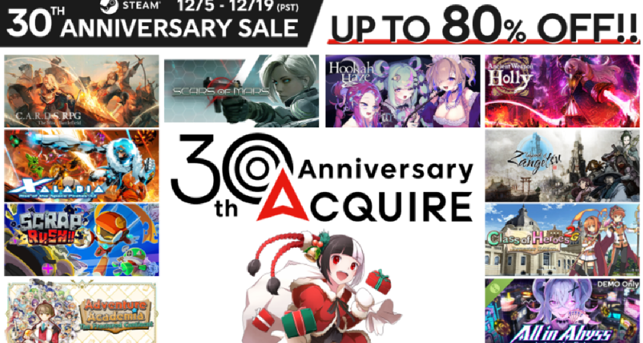 ACQUIRE三十週年特賣：《水煙水霧》《霧隱戰記》等遊戲新史低