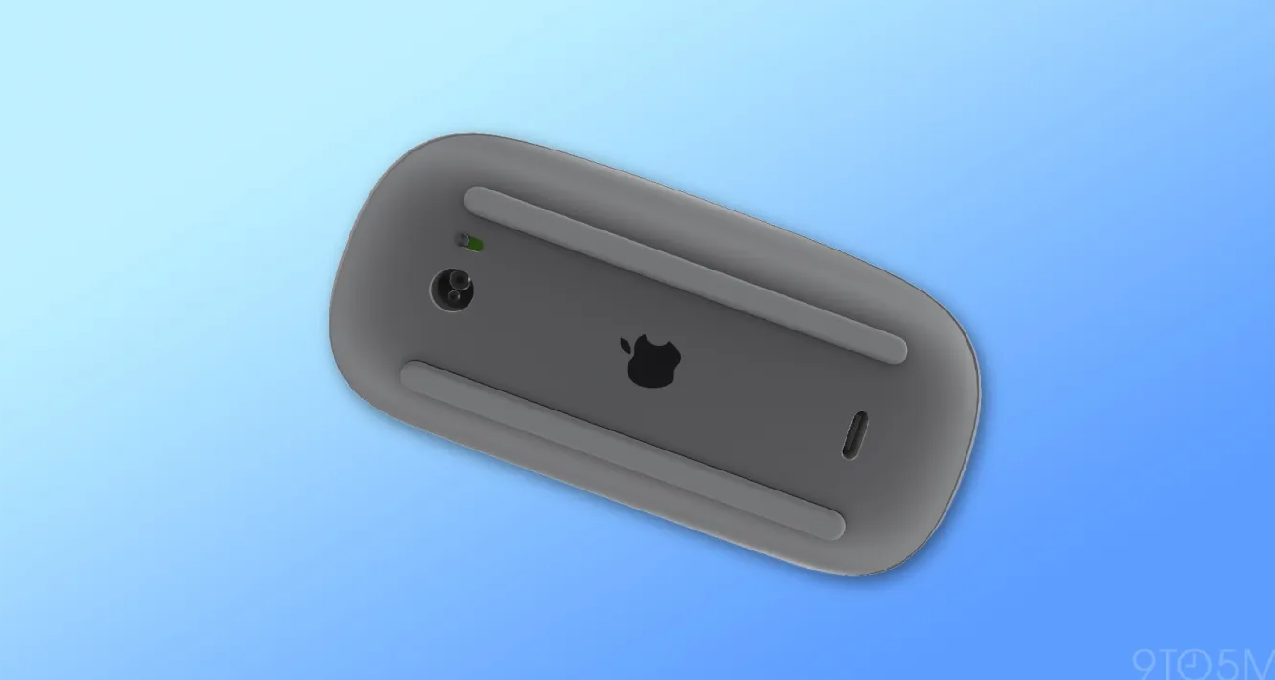 苹果设计全新 Magic Mouse，修复充电端口位置