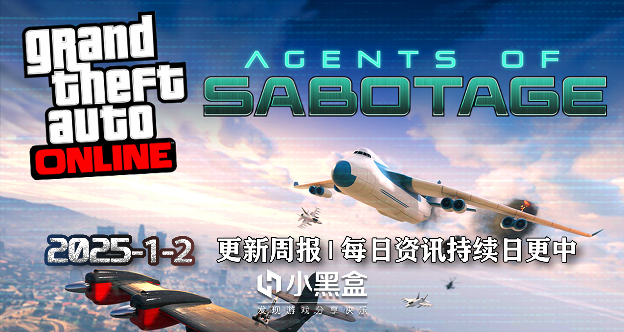 開幕雷擊 | 新年鹹魚首周 | GTA在線模式1月2日更新週報
