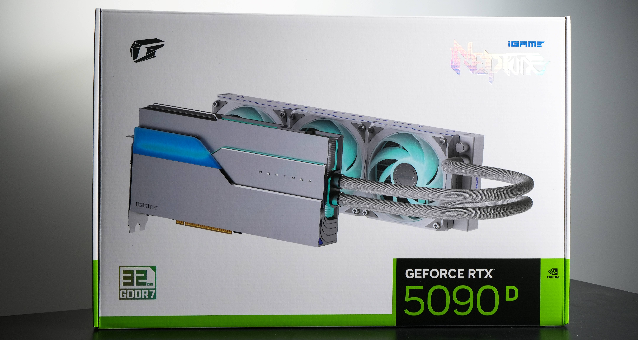 首發開箱 iGame RTX 5090 D Neptune