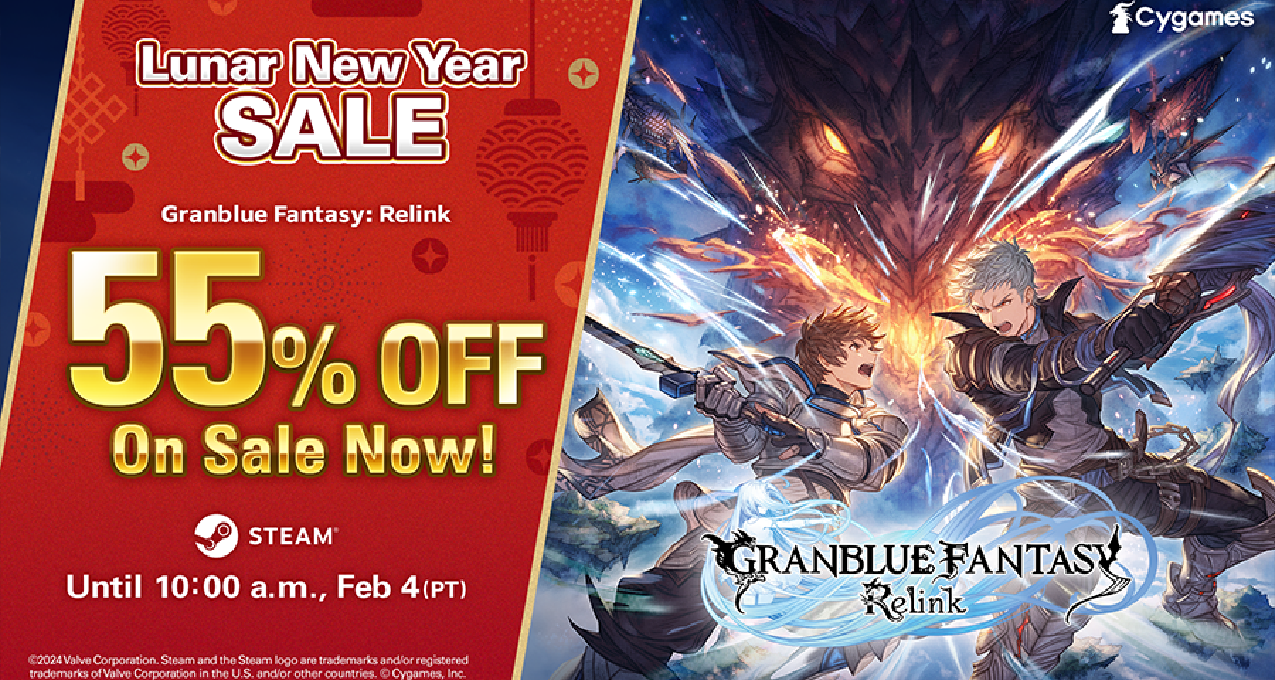 《碧蓝幻想Relink》-55%off新史低134.1