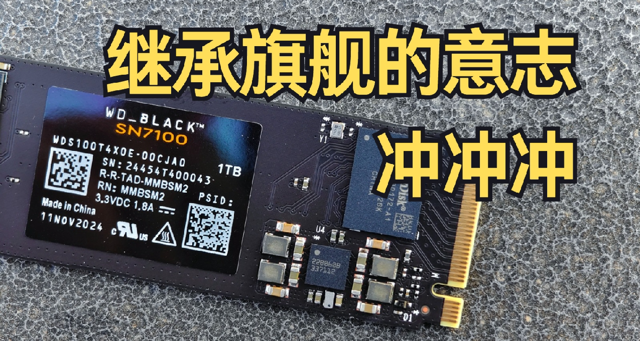 继承旗舰的意志—— WD_BLACK SN7100