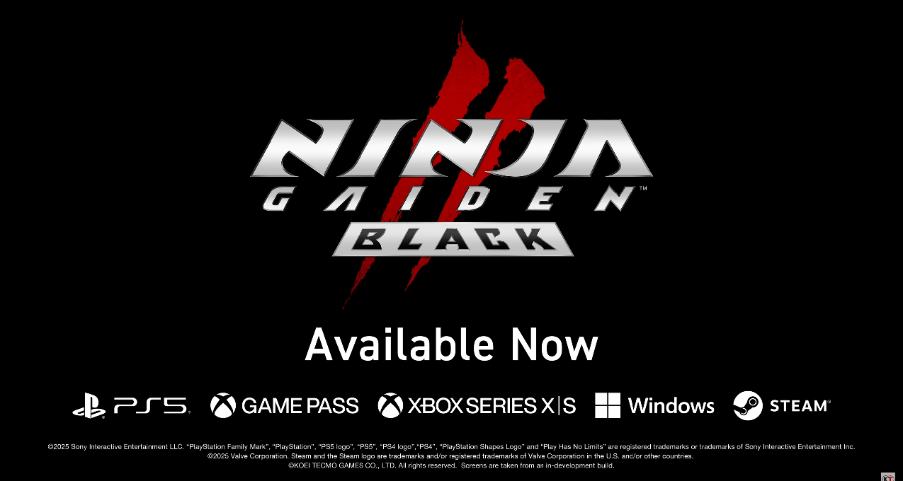 《忍者龍劍傳2 Black》現已正式發售，售價¥298