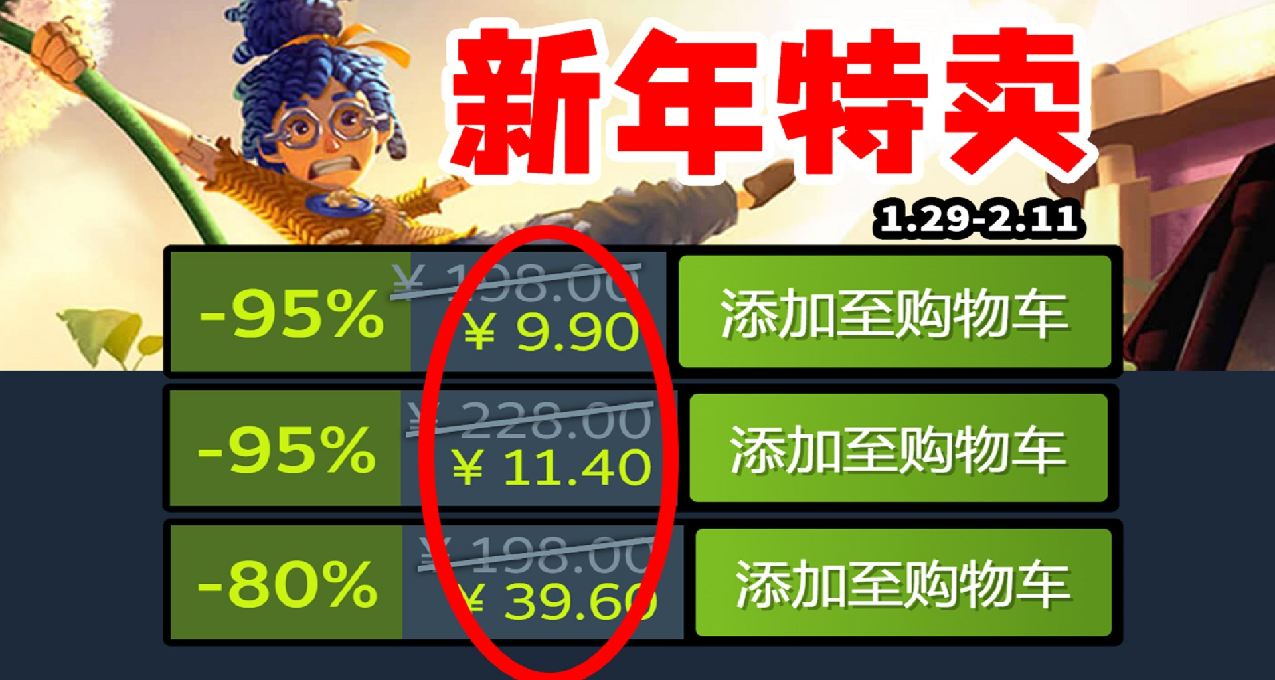 G胖：恭喜發財，紅包拿來！整整100款！Steam新年特賣超強推薦大全