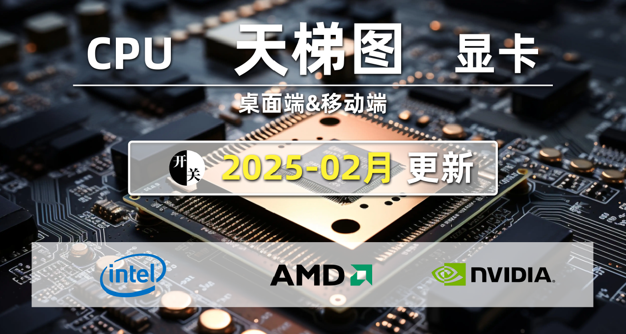 CPU、显卡天梯图（2025年2月萌新向分析）