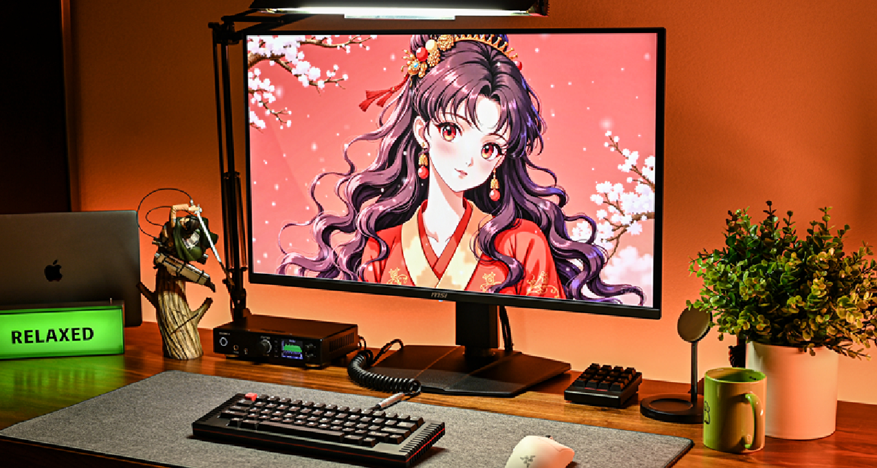 4K 240Hz DP2.1 高刷——微星 MPG 322URX QD-OLED 流光開箱簡測