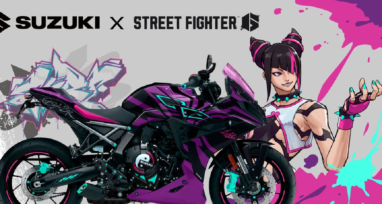 《街頭霸王6》x 鈴木，推出聯動摩托車