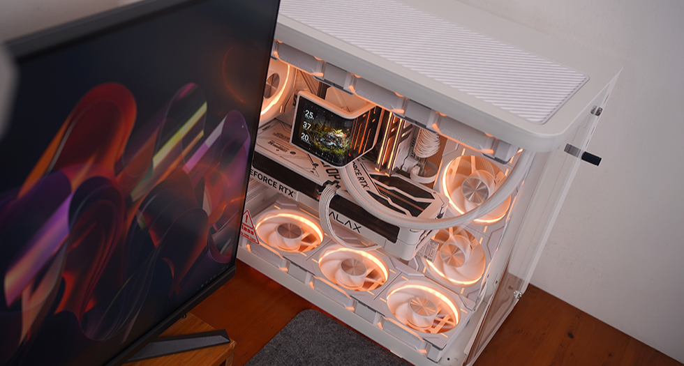 B850M + RTX 5080 + R9 9900X + 乔思伯 TK-3 装机展示