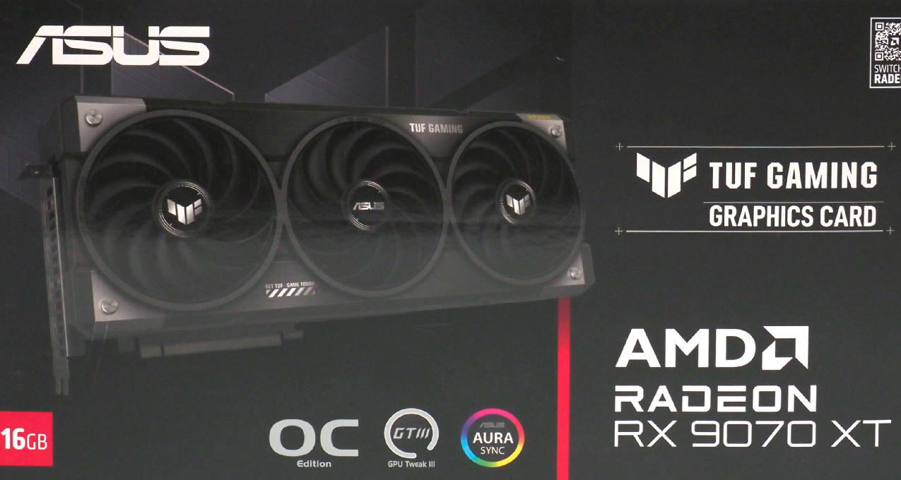 献给玩家的真正游戏卡！华硕TUF Radeon RX9070/XT显卡首发评测