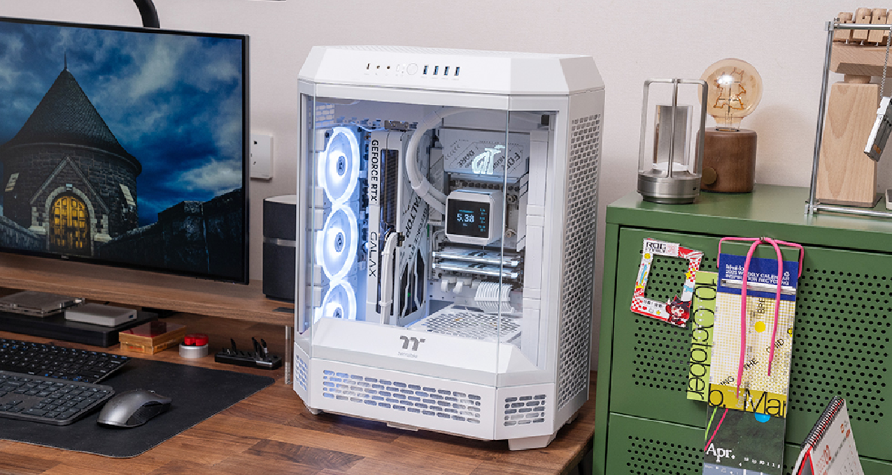 純淨之巔，TT Tower 600+華碩X870吹雪+影馳 金屬大師5080裝機展示