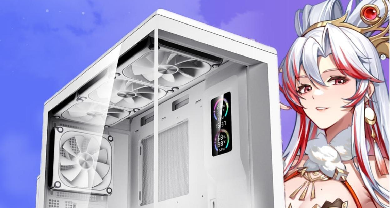 259元 紧凑MATX无立柱海景房！爱国者小岚屏显版