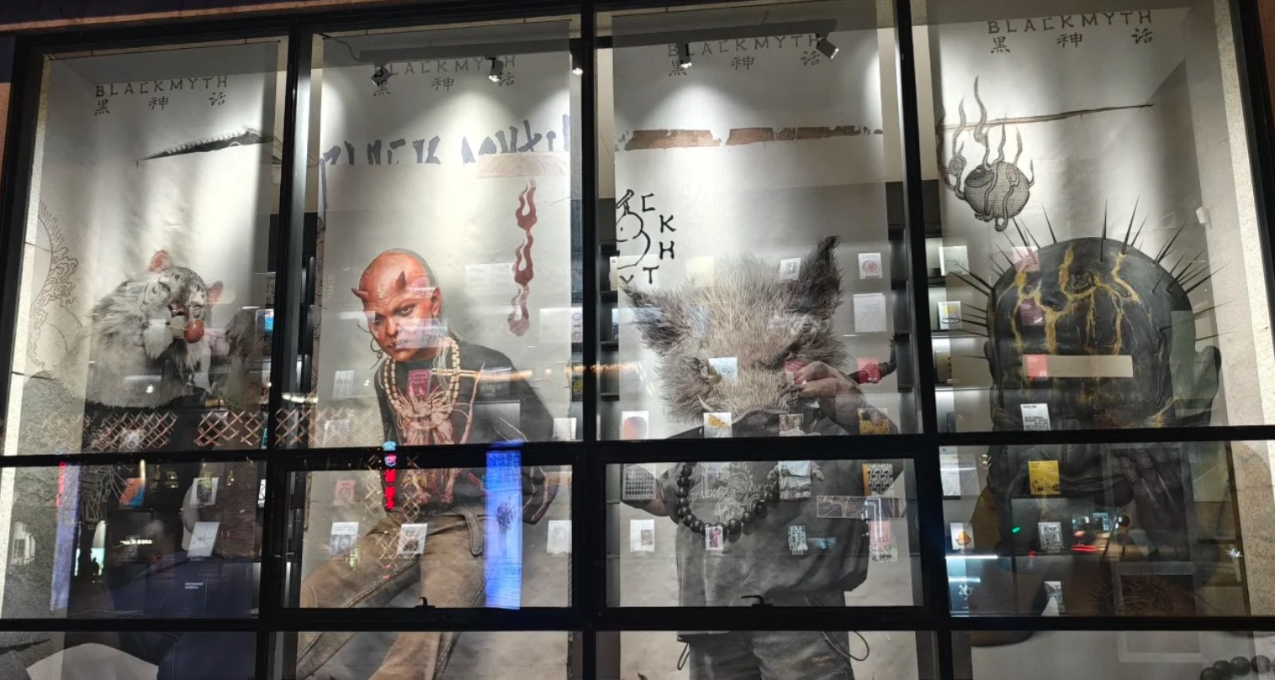 黑風山土地廟實體雕塑亮相，《黑神話：悟空》藝術展即將開展