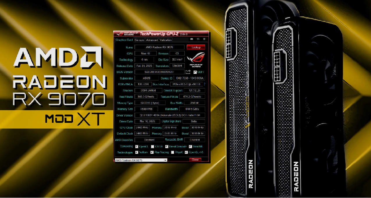 RX 9070 刷 XT BIOS 後BUFF疊滿！性能大躍升，逼近原生 XT