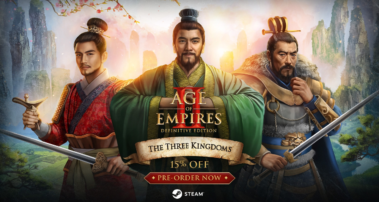 三国时代!《帝国时代2》新dlc主题确定！微软写给中国玩家的情书!