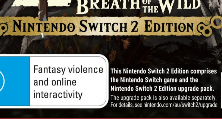 任天堂确认Switch2实体版含完整升级内容