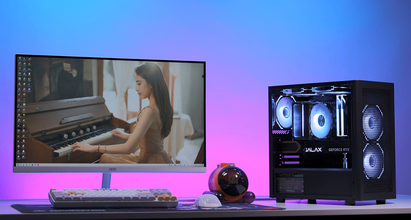 電腦整機也能玩反差！預算9K不到的9700X+5060Ti顯卡裝機配置分享