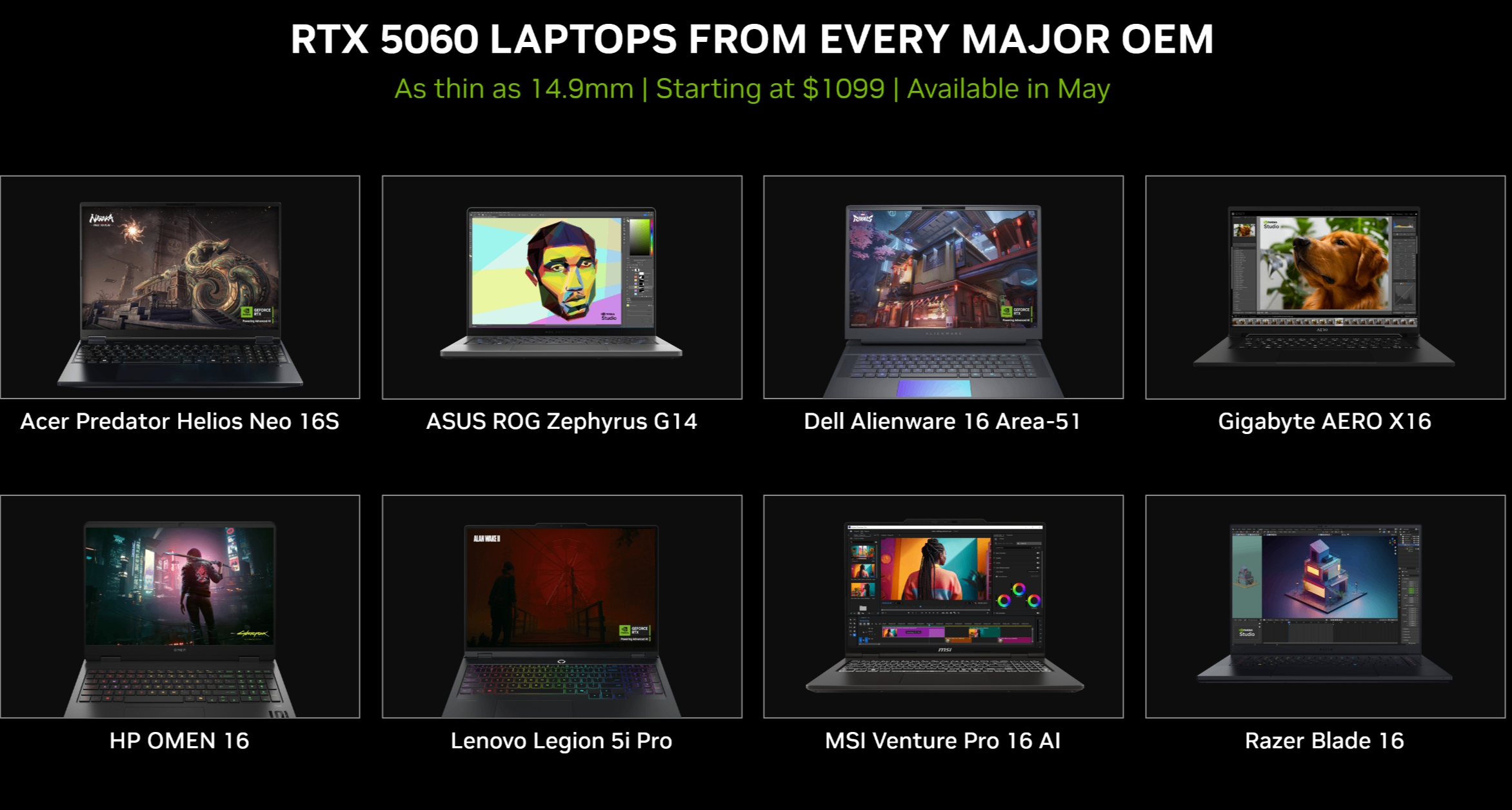 RTX 5060，5月20日正式開售，筆記本最低到手價＜6400 ？