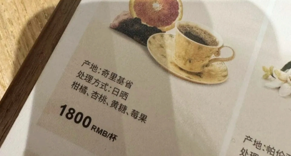 上海1800一杯的咖啡，店员工作一年多，连豆子长啥样都没见过