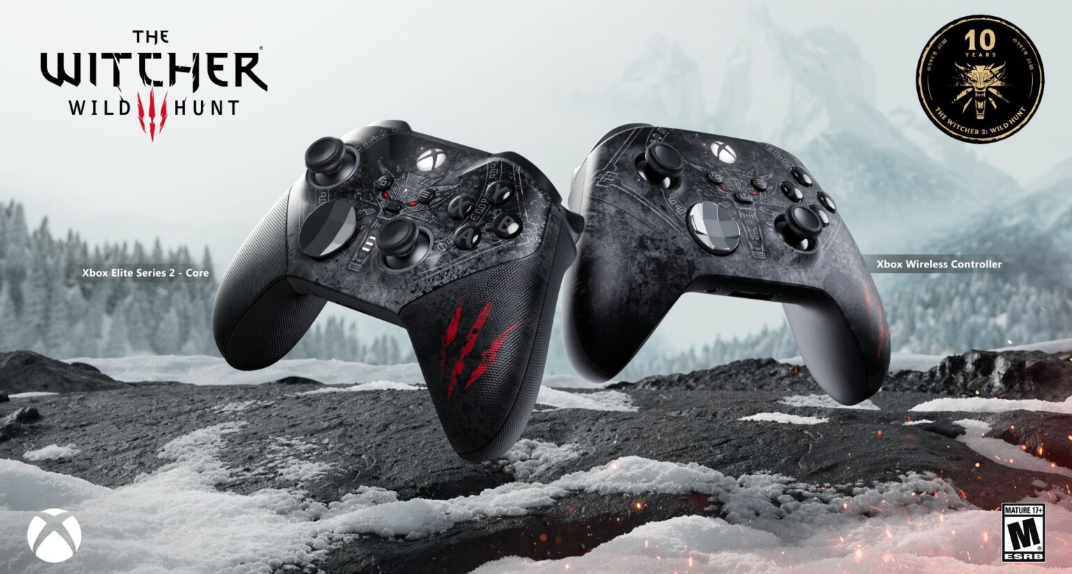 Xbox發佈《巫師3：狂獵》10週年紀念版手柄，普通版定價$79.99