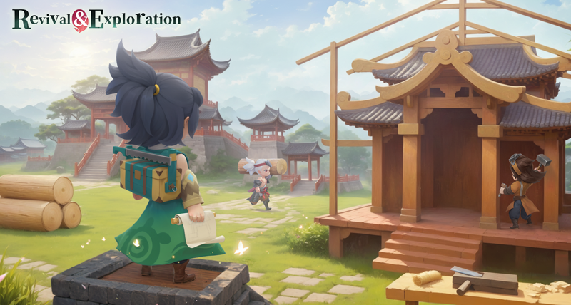 白玲瓏&玄道人 - 築城與探險訪客故事