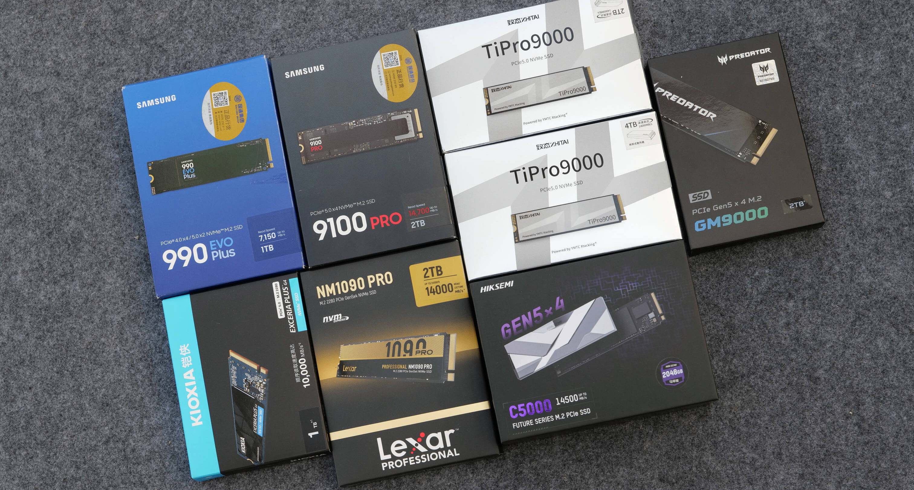 市售主流PCIe 5.0 SSD性能天梯圖第一季：10個維度全面解析