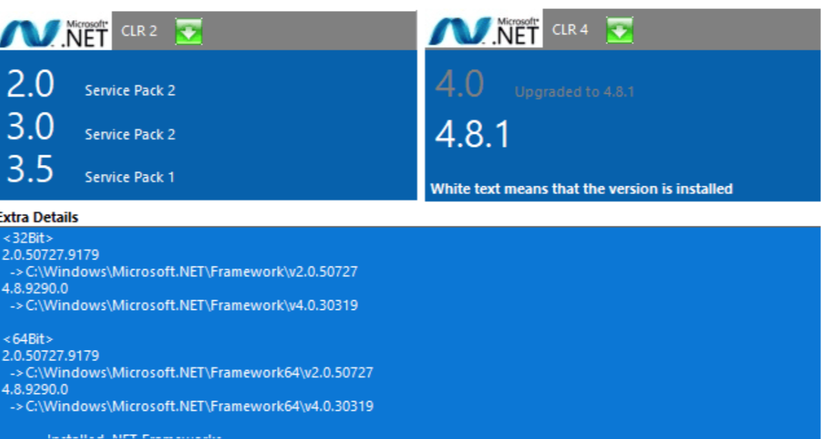微软 .Net 运行库离线合集包（建议收藏）