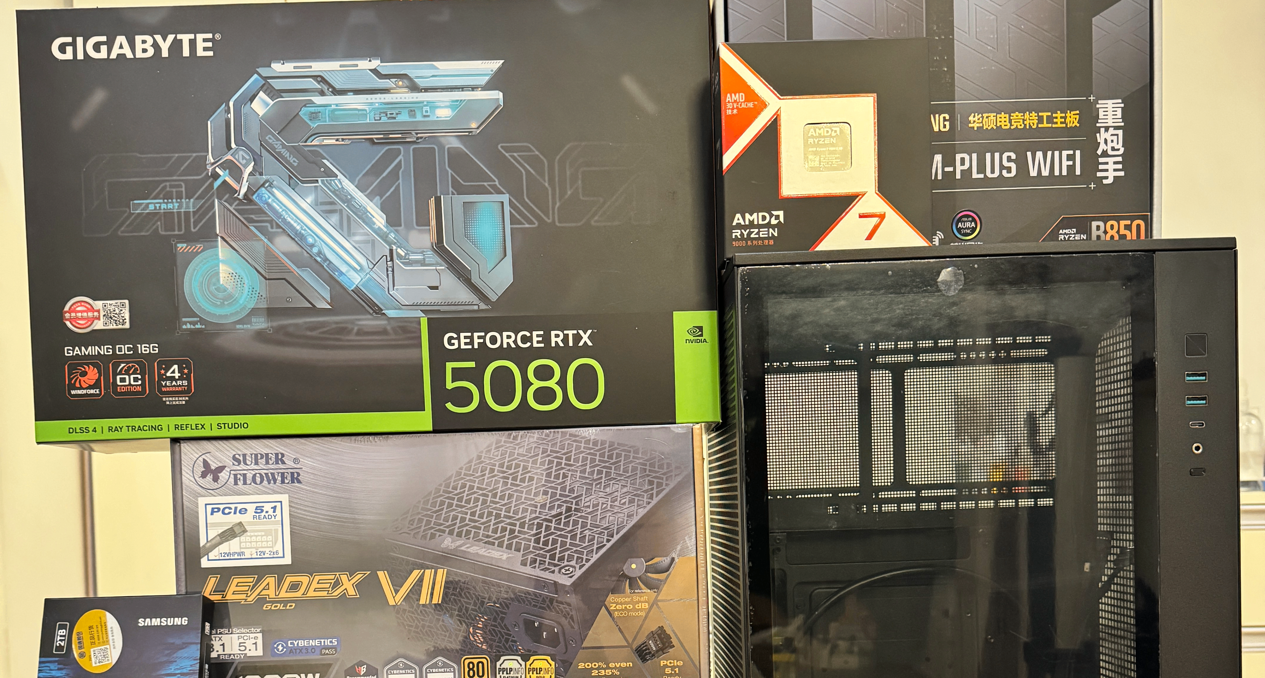 【記錄】給盒友折騰9800X3D+5080全過程