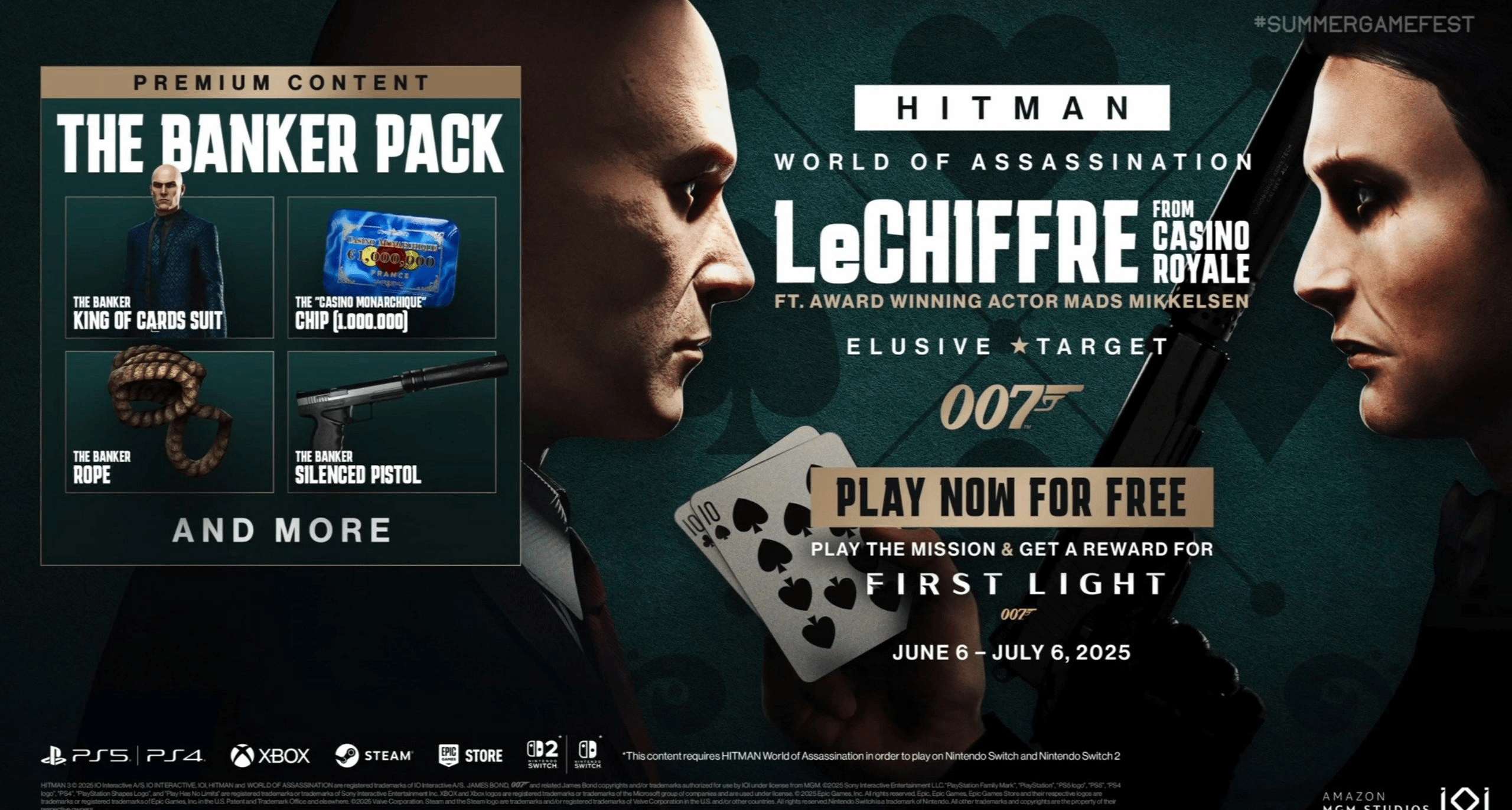 Hitman與《007：大戰皇家賭場》聯動中的小彩蛋