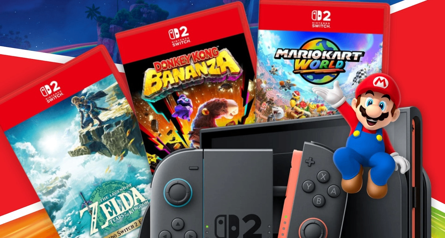 Switch 2第三方遊戲銷售開局緩慢，主要由第一方作品主導