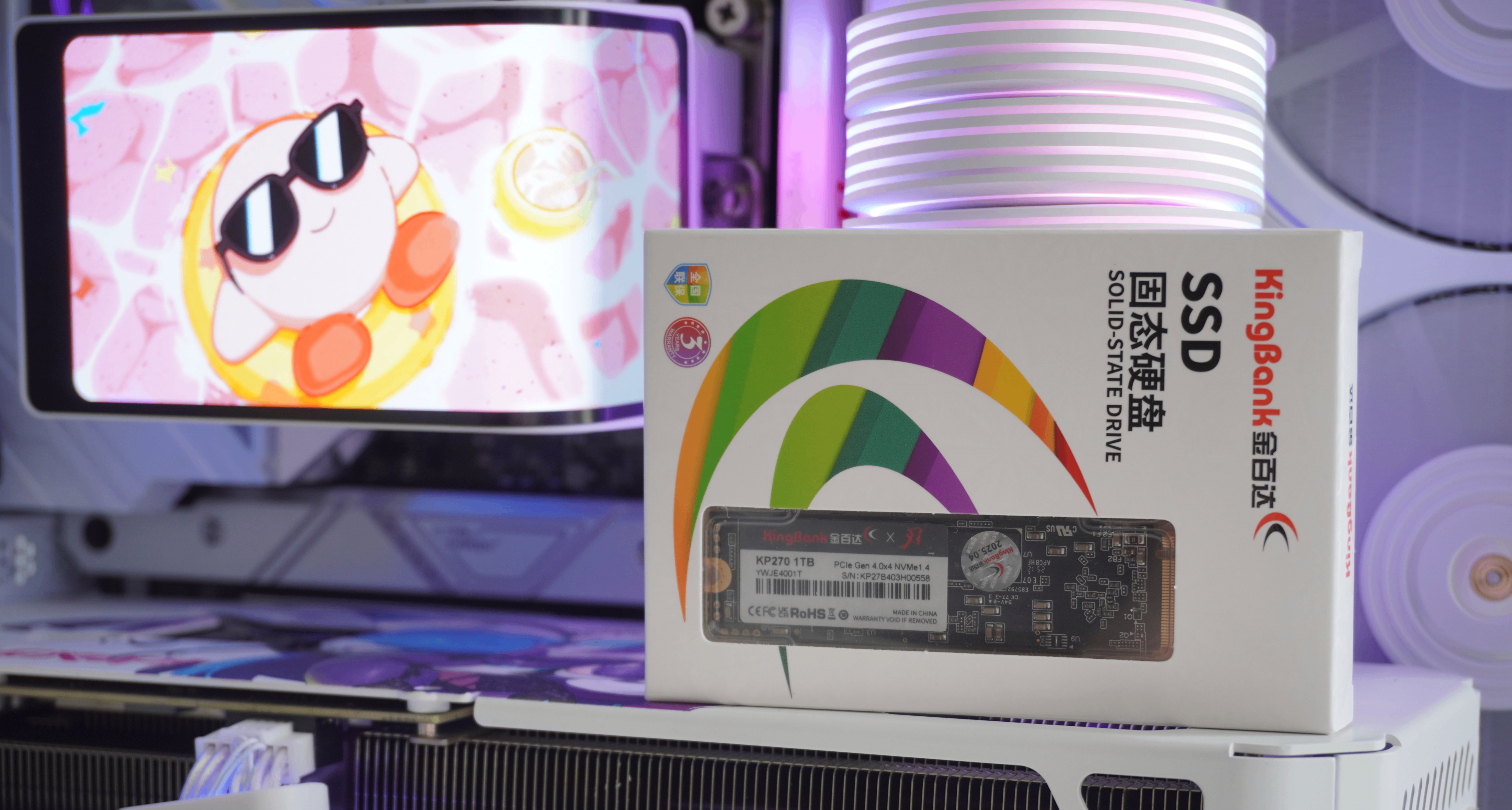 PCIe4.0性价比之选！7400MB/s速度还带1GB独缓！【金百达KP270】